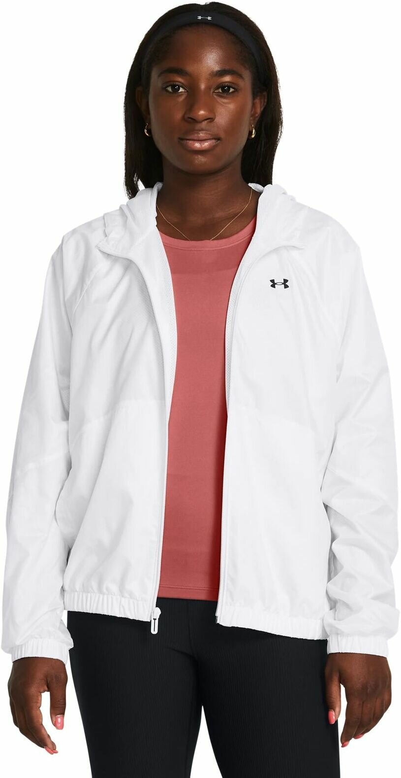 Куртка спортивная Under Armour UA SPORT WINDBREAKER JKT, размер S, белый