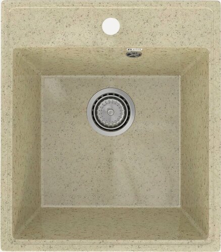 Изображение товара Мойка кухонная Practik PR-M 425-002 прямоугольная, 42x48, мойка для кухни, бежевая, российская