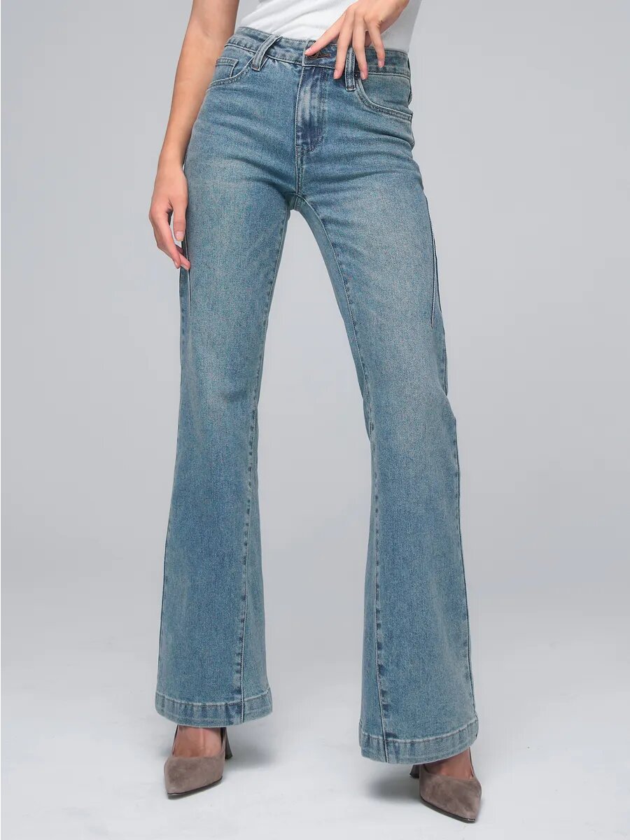 Джинсы клеш 