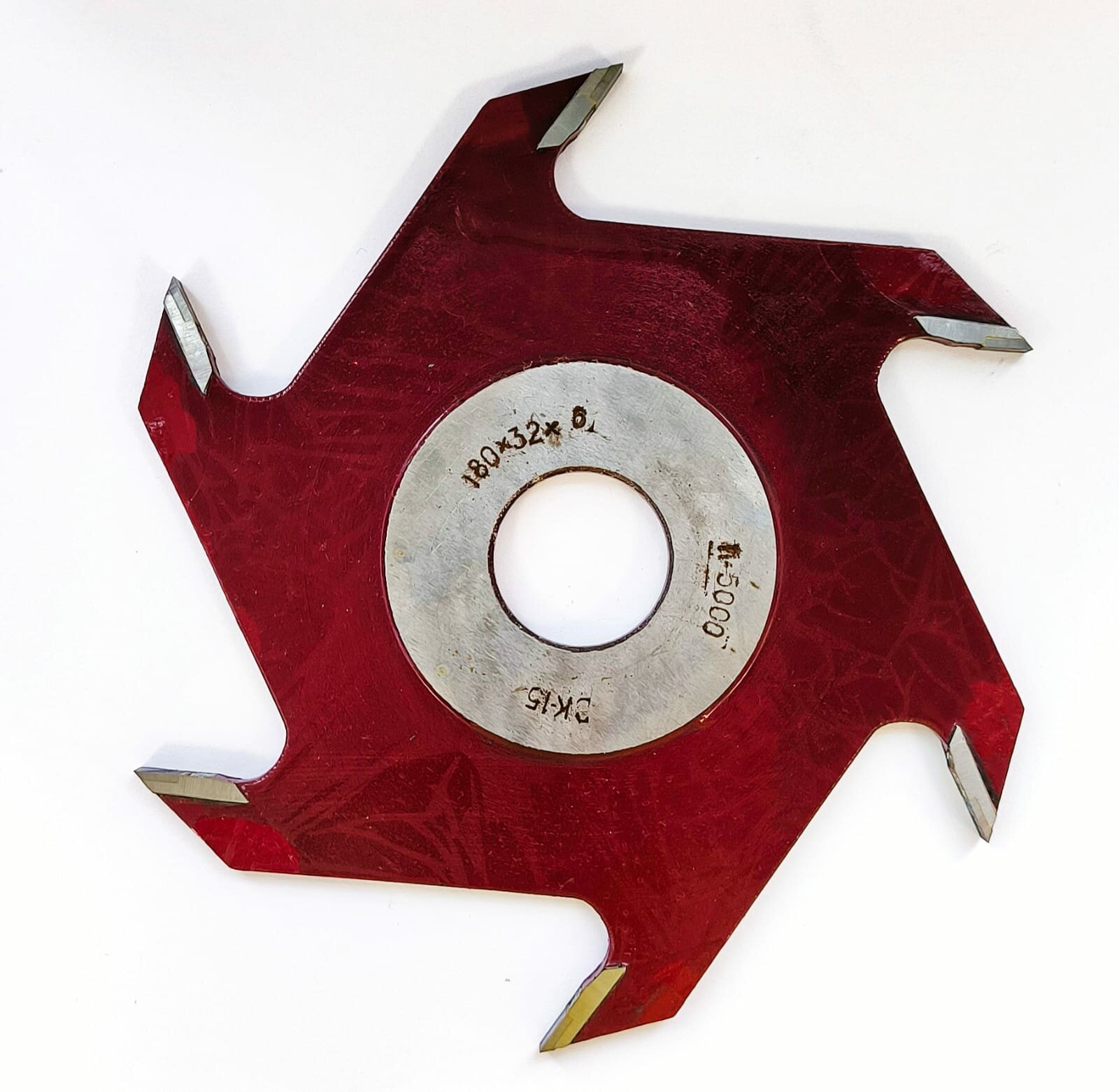 Фреза 180 х 32 х 6 дисковая пазовая по дереву HW твердосплавная