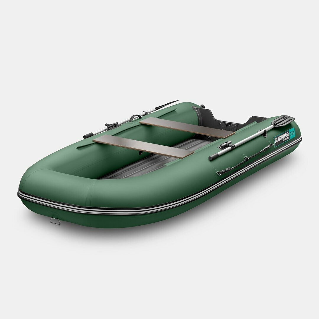 Надувная лодка GLADIATOR E330S зеленый