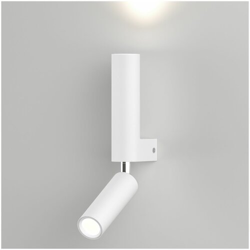 Настенный светильник Pitch Eurosvet 40020/1 LED, с поворотным плафоном, цвет белый