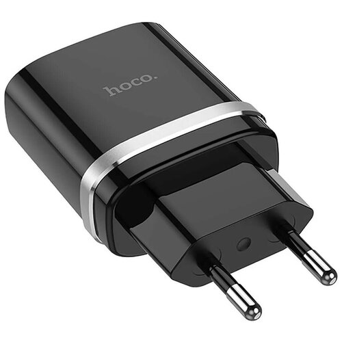 СЗУ Hoco C12Q 1USB/3.0A QC3.0, черный сетевое зарядное устройство usb hoco c12q