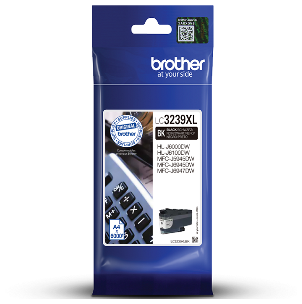 Картридж BROTHER LC3239XLBK чёрный