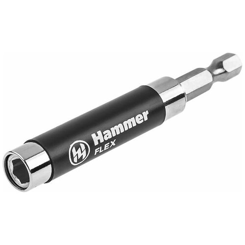 фото Магнитный держатель для бит hammer flex 203-205 выдвижной 1/4*80мм