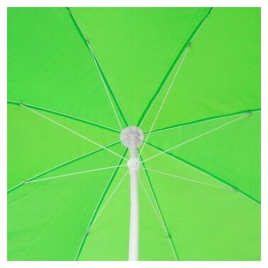 Зонт пляжный d 2,4м прямой N-240 NISUS, Салатовый - фотография № 5