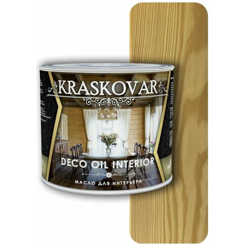 Масло для интерьера Kraskovar Deco Oil Interior, 0,75 литра, цвет - бесцветный