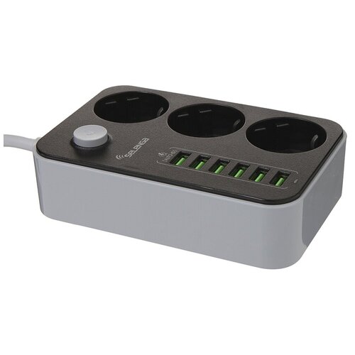 Удлинитель Selenga 3xSockets 6xUSB 1.6m PS306