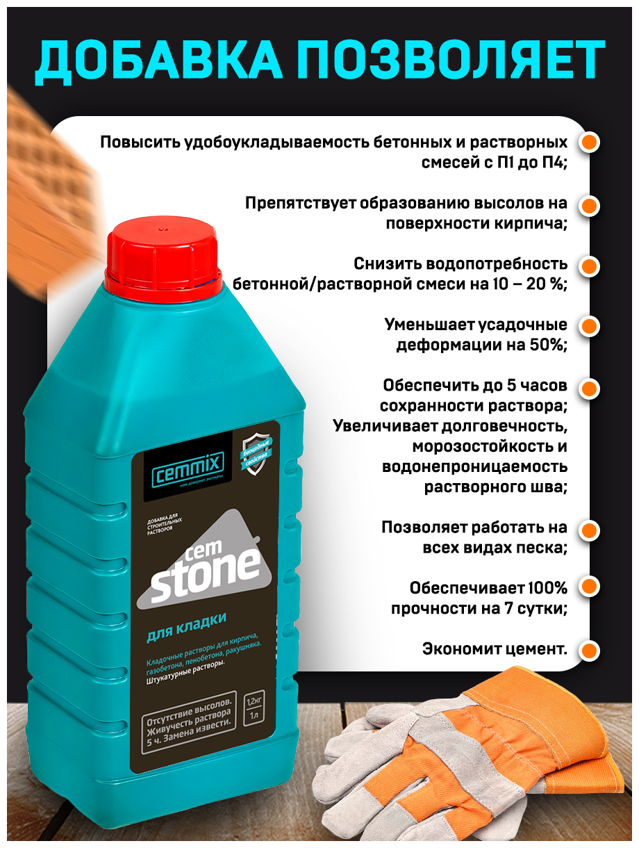 Пластификатор Cemmix CemStone 1 л