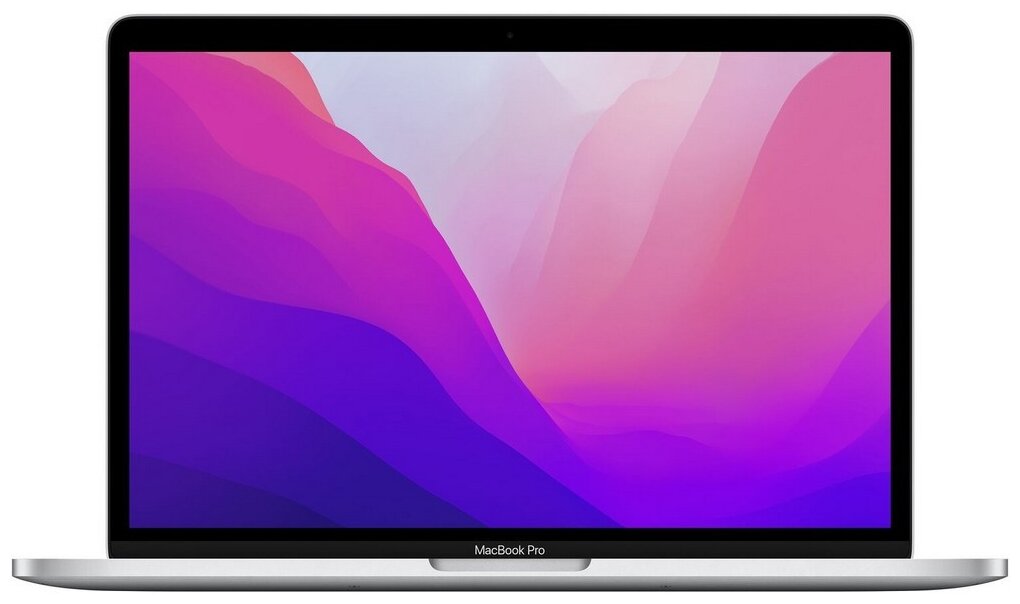 13.3" Ноутбук Apple MacBook Pro 13 2022 2560x1600, Apple M2 3.5 ГГц, RAM 8 ГБ, SSD 256 ГБ, Apple graphics 10-core, macOS, MNEP3RU/A, серебристый