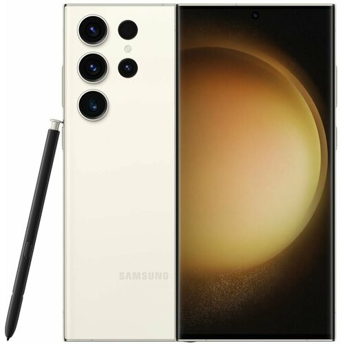 Смартфон Samsung Galaxy S23 Ultra, 8/256 GB, кремовый