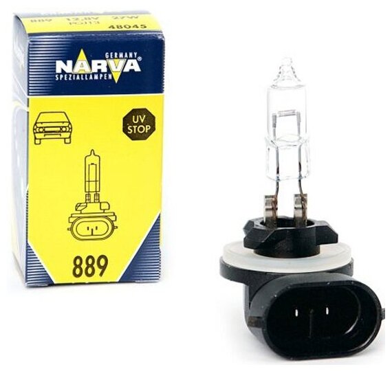 Лампа автомобильная Narva H27W/2 (PGJ13) 12V, 1шт, 480453000