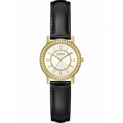 Наручные часы GUESS Dress, белый высококачественные брендовые женские часы трендовые часы с арабскими цифрами классические женские полосатые нейлоновые часы с ремешком