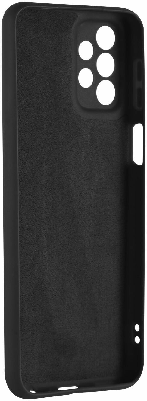 Накладка силикон iBox Case для Samsung Galaxy A23 с защитой камеры и подложкой, черный - фото №5