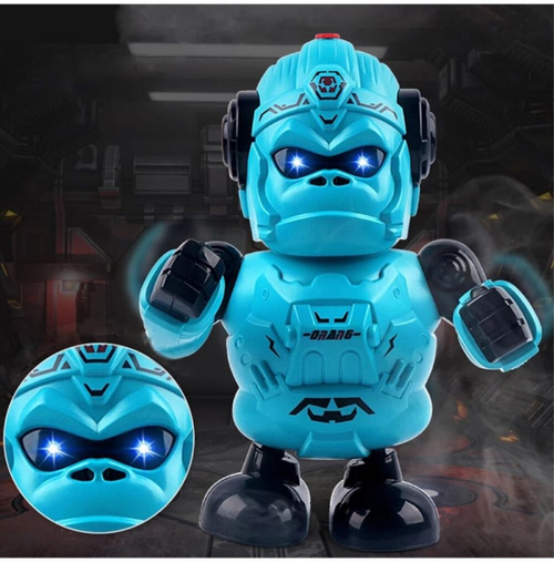 Робот горилла интерактивный танцующий синий