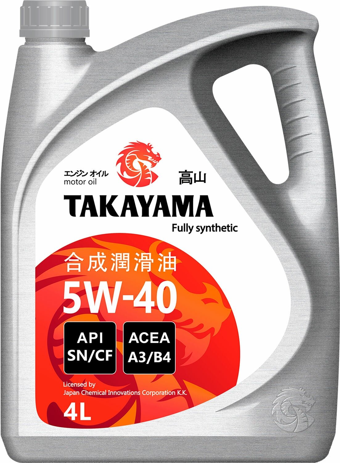 Масло моторное синтетическое Takayama API SN/CF 5W-40 4л