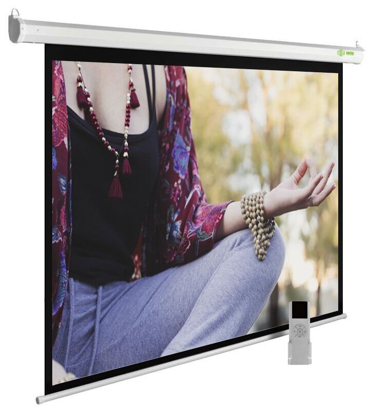 Экран Cactus 210x280см MotoExpert CS-PSME-280x210-WT 4:3 настенно-потолочный рулонный белый (моторизованный привод)