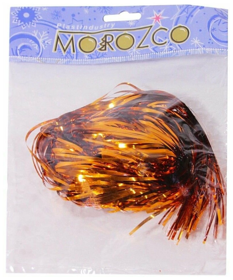 Дождик 200х15 см / цвет дождя: оранжевый MOROZCO
