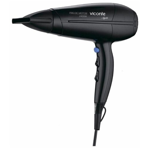 VICONTE VC-3750 черный фен viconte vc 3750 черный с серым 1224892