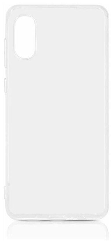 Чехол (клип-кейс) DF , для Samsung Galaxy A02, прозрачный - фото №1