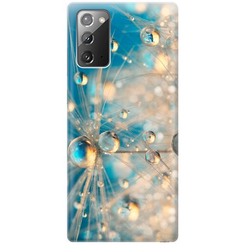 фото Re:pa накладка transparent для samsung galaxy note 20 с принтом "одуванчик в капельках"