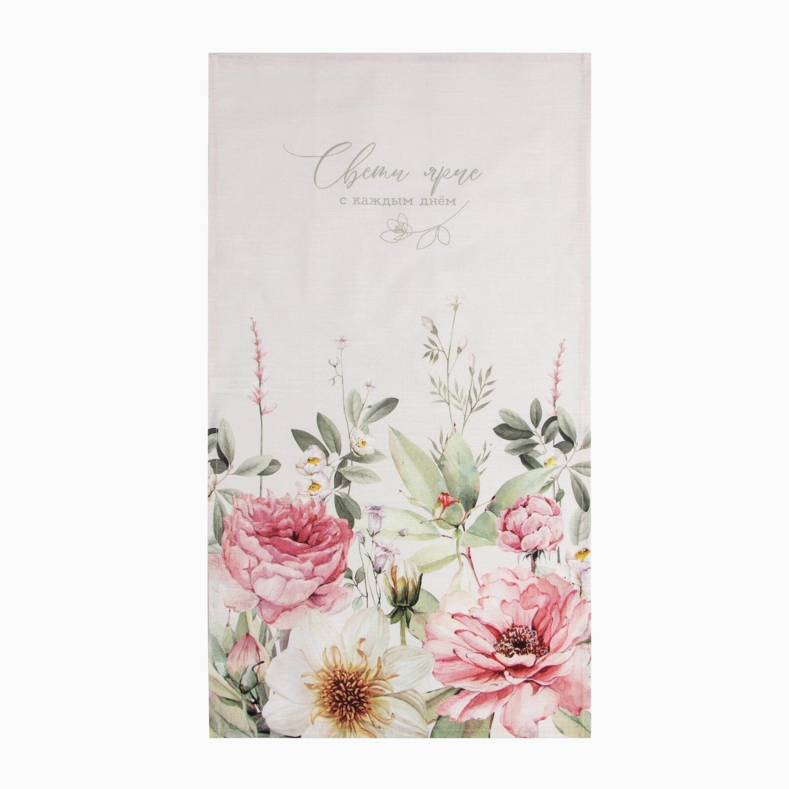 Полотенце Этель Floral mood  плотность ткани 190 г/м²