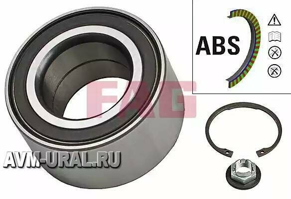 FAG 713678100 713 6781 00_=78/10=R152.55 ! к-кт подшипника ступ. пер.\ Ford Focus 98>/Fiesta 01> ABS