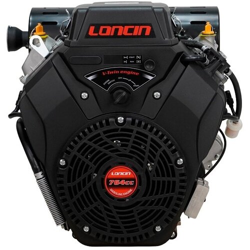 Двигатель бензиновый Loncin LC2V80FD (B type) для генератора (30л. с, 764куб. см, V-образн, конусный вал, электрический старт, катушка 10А)