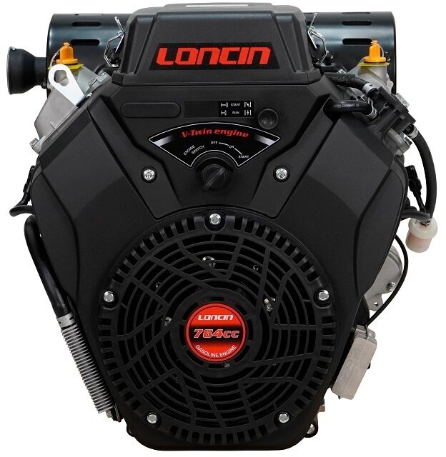 Двигатель бензиновый Loncin LC2V80FD (B type) для генератора (30л. с 764куб. см V-образн конусный вал электрический старт катушка 10А)