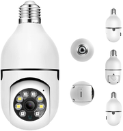 Камера видеонаблюдения дома wifi лампочка L350 с динамиком и микрофоном / поворотная IP камера - лампа видеонаблюдения с цоколем E27