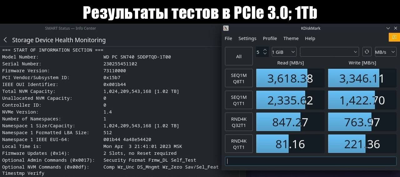 1ТБ SSD M2 SN740 2230 PCIe 40 NVME для Steam Deck Surface laptop