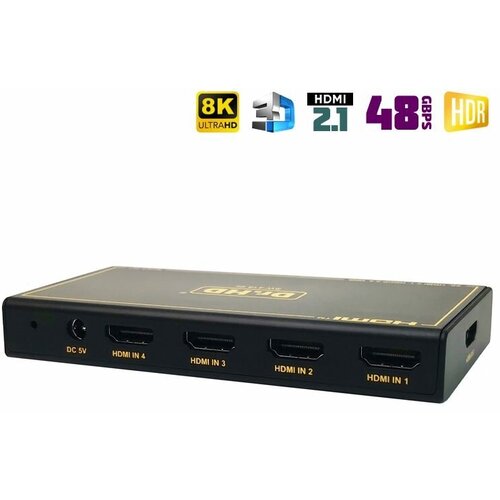 8K HDMI переключатель 4x1 / Dr.HD SW 418 SL (HDMI 2.1)