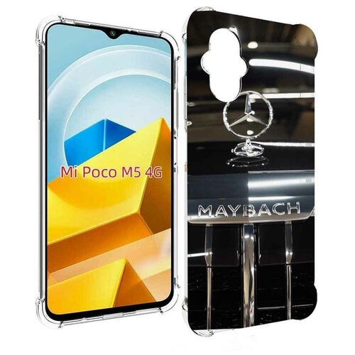 Чехол MyPads майбах-maybach-2 для Xiaomi Poco M5 задняя-панель-накладка-бампер