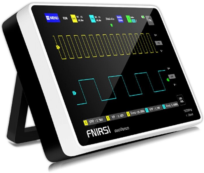 Цифровой планшетный осциллограф FNIRSI 1013D (2 канала, 100 МГц)