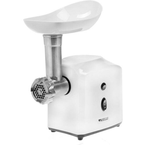 Мясорубка электрическая KELLI KL-5003 2400 Вт 2 скорости 5 насадок белая 780600₽
