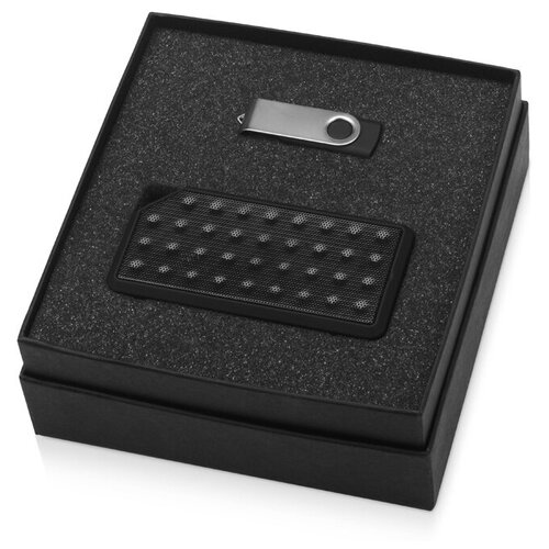 Подарочный набор Move-it с флешкой и портативной колонкой черный 365700₽