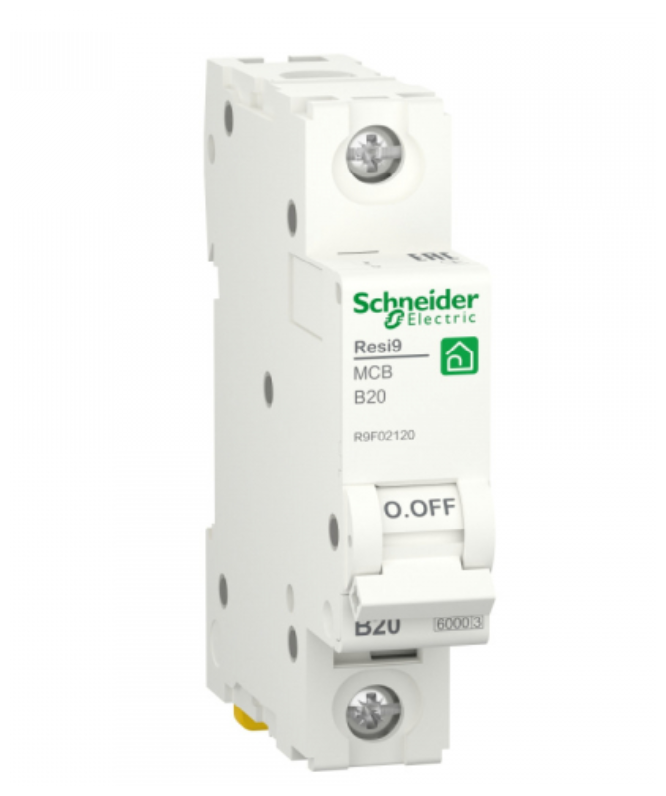 Schneider Electric Выключатель автоматический RESI9 (АВ) B 20А 1P 6000А SchE R9F02120