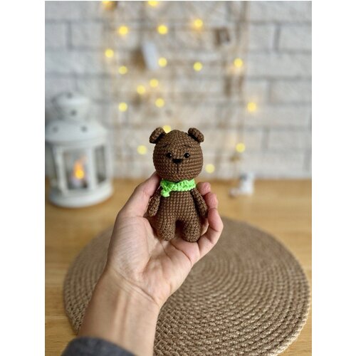 Медведь 11,5см. Ручная работа. Реалистичные животные.