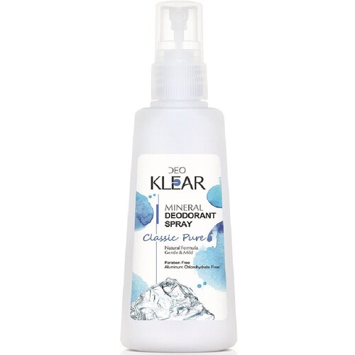 DeoKlear Classic Pure Минеральный дезодорант-спрей Без запаха 100 мл