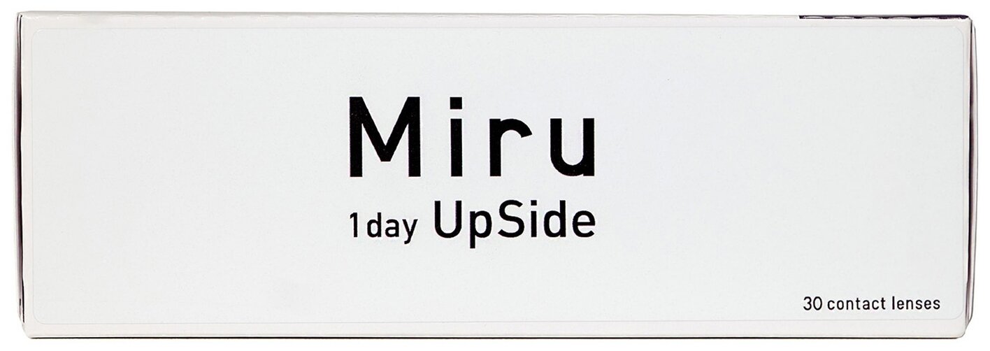 Контактные линзы MIRU 1 Day UpSide (3 упаковки по 30 линз) R. 8.4 -4.75, однодневные, прозрачные
