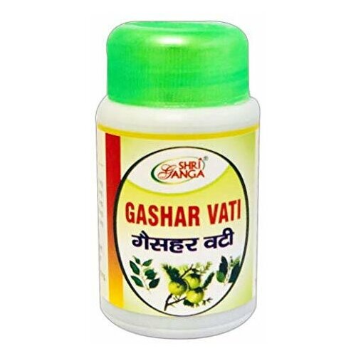 Гашар Вати Шри Ганга (Gashar Vati Shri Ganga) При гастрите, При расстройствах пищеварения, 100 таб.