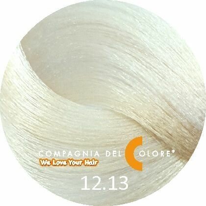12.13 COMPAGNIA DEL COLORE Чрезвычайно светлый перламутровый блондин краска для волос 100 МЛ оригинал