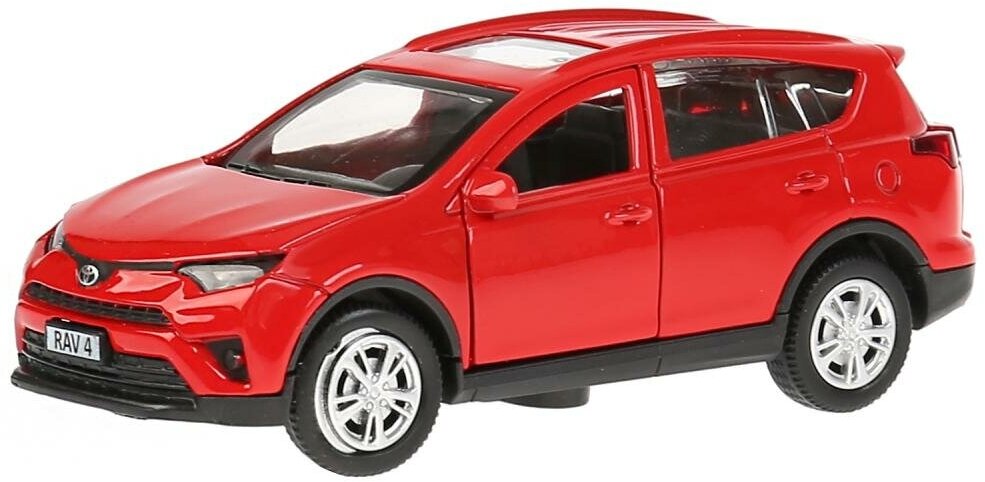 Модель машины Технопарк Toyota RAV 4, красная, инерционная RAV4-RD