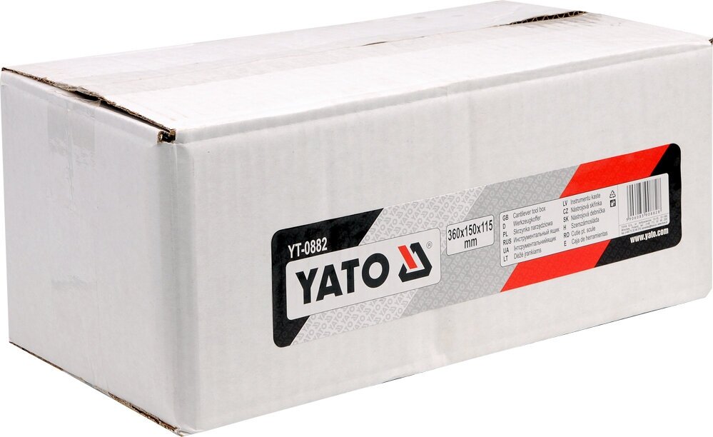 Металлический ящик для инструмента YATO - фото №4
