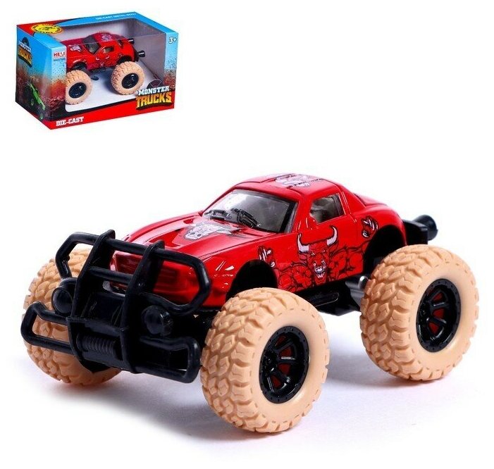 Джип металлический Monster Trucks