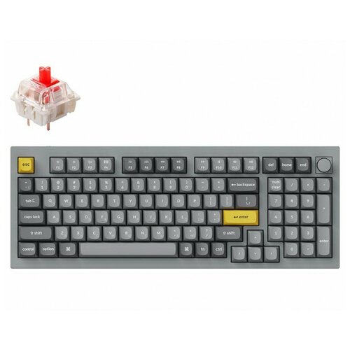 Клавиатура Keychron Q5 RGB red Switch 100 Key knob USB Black 1800000₽