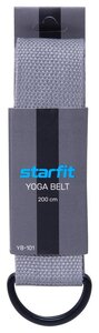 Фото Ремень для йоги STARFIT YB-101, 200 см, серый