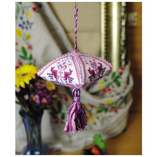 фото Набор для вышивания игрушки сиреневый узор 10 х 10 см марья искусница 21.002.12