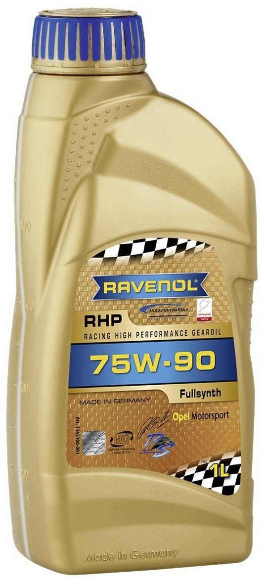 Трансмиссионное масло RHP 75W-90 (1л) (второй номер 4014835742017) RAVENOL / арт. 114510000101999 - (1 шт)