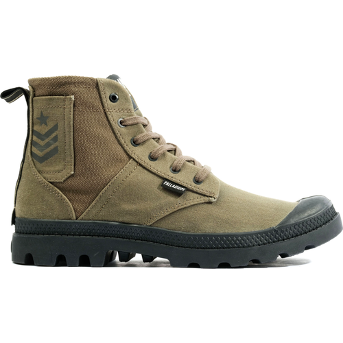 Ботинки Palladium Pampa Hi Army 78583-309 высокие зеленые (42)